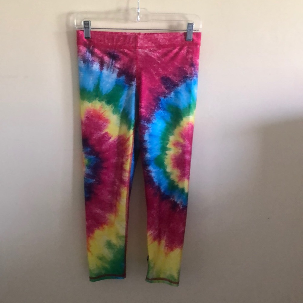 Terez medium tie dye rainbow 🌈 Yoga/Workout pants